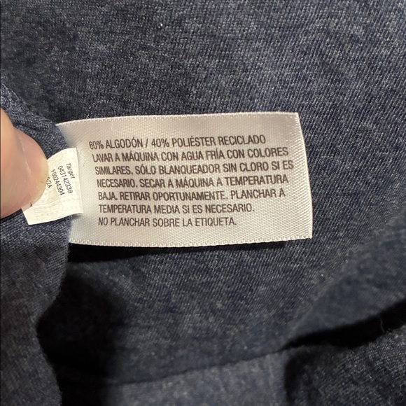 Goodfellow & Co Men's Size Small Blue Long Sleeve T-Shirt Cotton Blend - Picture 4 of 9